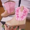ZJ0180004XZ Two tone girls' boots