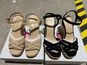 ZJ0160045GG Two tone wedge heel women's sandals
